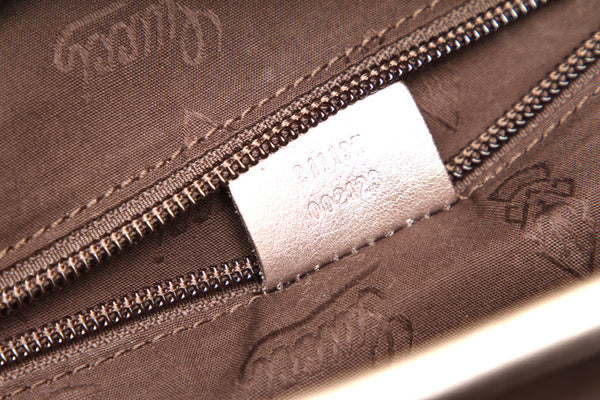 グッチ GGインプリメ 211137 メタリック ピンク PVC レザー ショルダーバッグ トートバッグ レディース GUCCI 中古