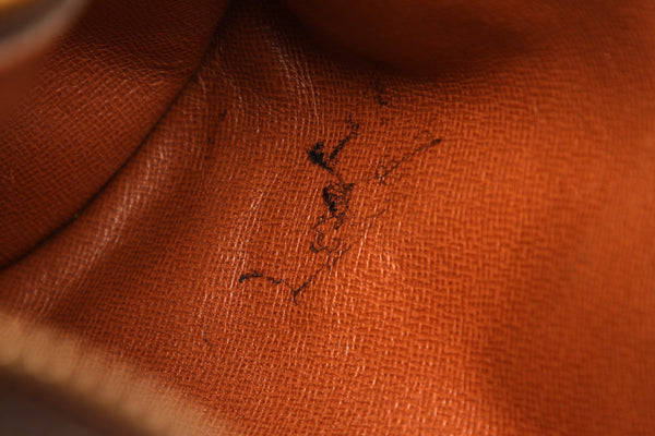 ルイ ヴィトン モノグラム パピヨン30 M51385 ブラウン PVC レザー ハンドバッグ レディース LOUIS VUITTON 中古