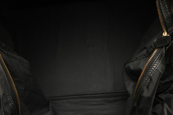 サルヴァトーレフェラガモ 24 5506 ブラック ナイロン レザー ハンドバッグ ショルダーバッグ 2WAY ユニセックス Salvatore Ferragamo 中古