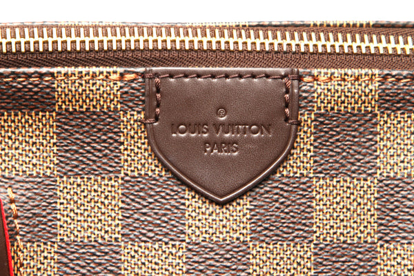 ルイ ヴィトン ダミエ カサイ N41548 ブラウン PVC レザー トートバッグ レディース LOUIS VUITTON 中古