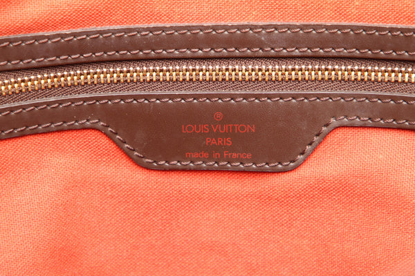 ルイ ヴィトン ダミエ チェルシー N51119 ブラウン PVC レザー ショルダーバッグ トートバッグ レディース LOUIS VUITTON 中古