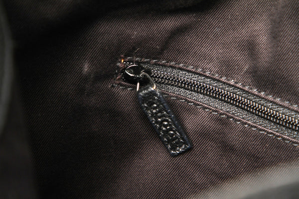 グッチ GGキャンバス 115006 ブラック キャンバス レザー 肩掛け ショルダーバッグ レディース GUCCI 中古