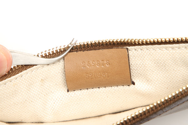 グッチ GGキャンバス 269878 ベージュ キャンバス レザー ショルダーバッグ トートバッグ レディース GUCCI 中古