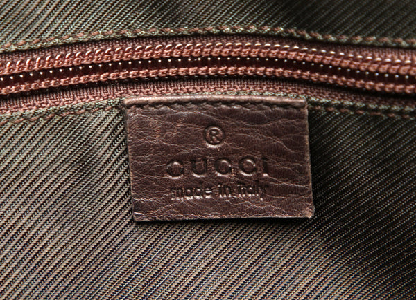 グッチ GGスプリーム 108832 ブラウン PVC レザー トートバッグ ユニセックス GUCCI 中古