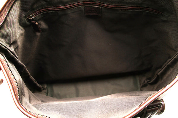 グッチ GGスプリーム 108832 ブラウン PVC レザー トートバッグ ユニセックス GUCCI 中古