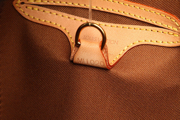 ルイ ヴィトン モノグラム エリプスPM M51127 ブラウン PVC レザー ハンドバッグ レディース LOUIS VUITTON 中古