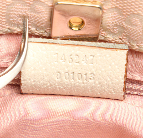 グッチ アビー 146247 ホワイト 白 レザー トートバッグ レディース GUCCI 中古