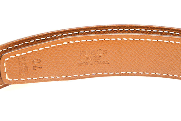 エルメス ブラック レザー ベルト レディース HERMES □C刻印 中古