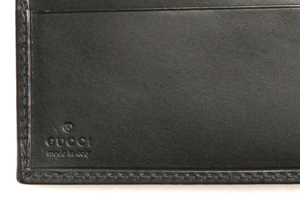 グッチ GGキャンバス 29961 ブラック キャンバス レザー 手帳カバー ユニセックス GUCCI 中古