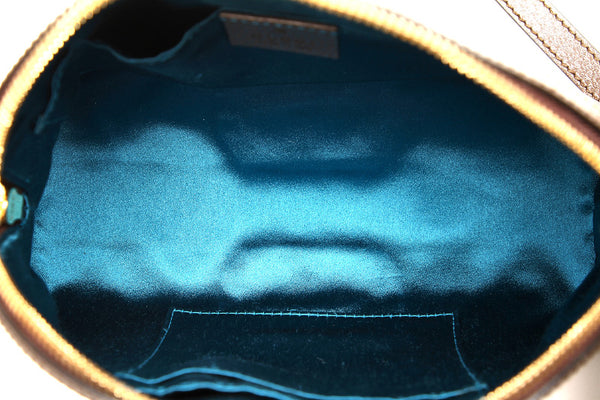 グッチ オフィディア シェリー 499621 ブラウン 茶 PVC レザー ショルダーバッグ レディース GUCCI 中古