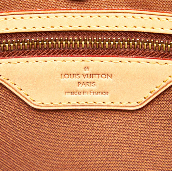 ルイ ヴィトン モノグラム バティニョール オリゾンタル M51154 ブラウン PVC レザー トートバッグ レディース LOUIS VUITTON 中古