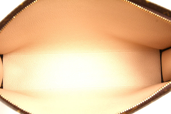 ルイ ヴィトン モノグラム ポッシュ トワレット26 M47542 ブラウン 茶 PVC レザー セカンドバッグ メンズ LOUIS VUITTON 中古
