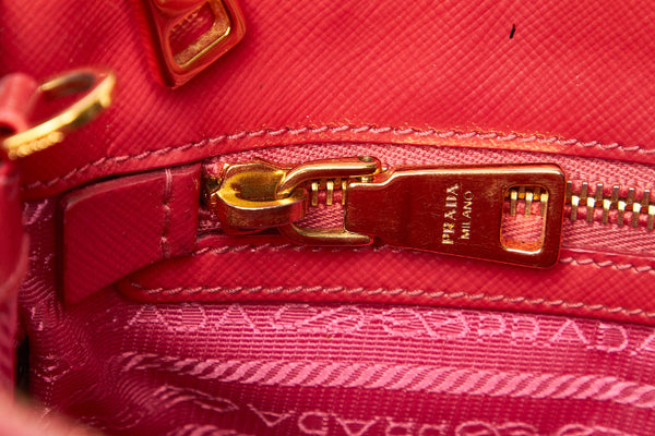 プラダ BN2316 ピンク パテントレザー ハンドバッグ ショルダーバッグ 2WAY レディース PRADA 中古