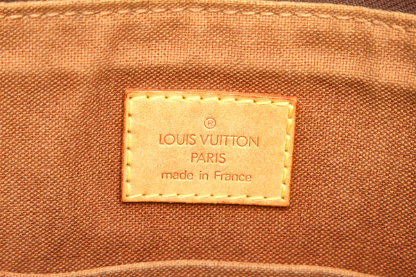 ルイ ヴィトン モノグラム ポパンクール オ M40007  ブラウン 茶 PVC レザー トートバッグ レディース LOUIS VUITTON 中古