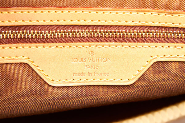 ルイ ヴィトン モノグラム カバメゾ M51151 ブラウン PVC レザー トートバッグ レディース LOUIS VUITTON 中古