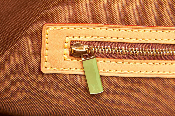 ルイ ヴィトン モノグラム カバメゾ M51151 ブラウン PVC レザー トートバッグ レディース LOUIS VUITTON 中古