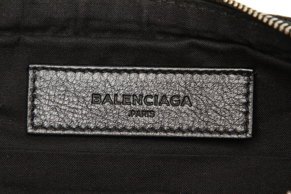 バレンシアガ ブラック 黒 レザー ウエストバッグ ユニセックス BALENCIAGA 中古