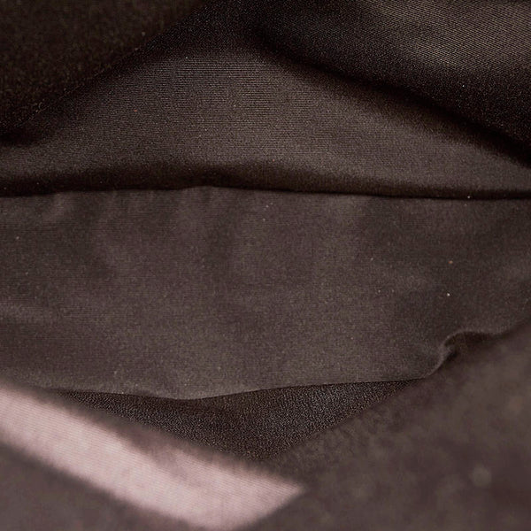 コーチ シグネチャー リュックサック バックパック C3230 ブラウン ブラック PVC レザー レディース COACH 【中古】