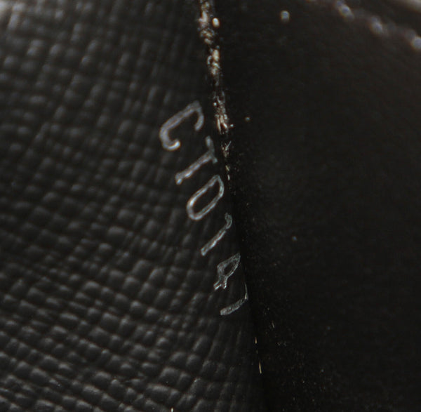 ルイ ヴィトン ダミエグラフィット ポルトフォイユ・レギュラー N61226 グレー レザー 二つ折り財布 メンズ LOUIS VUITTON 中古