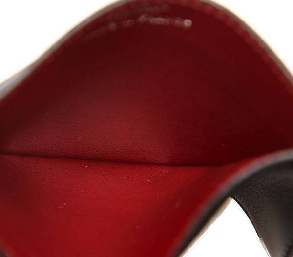 カルティエ ブラック 黒 レザー カードケース ユニセックス CARTIER 中古