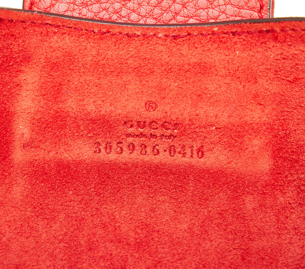 グッチ ソーホー 305986・0416 レッド レザー iPadケース レディース GUCCI 中古