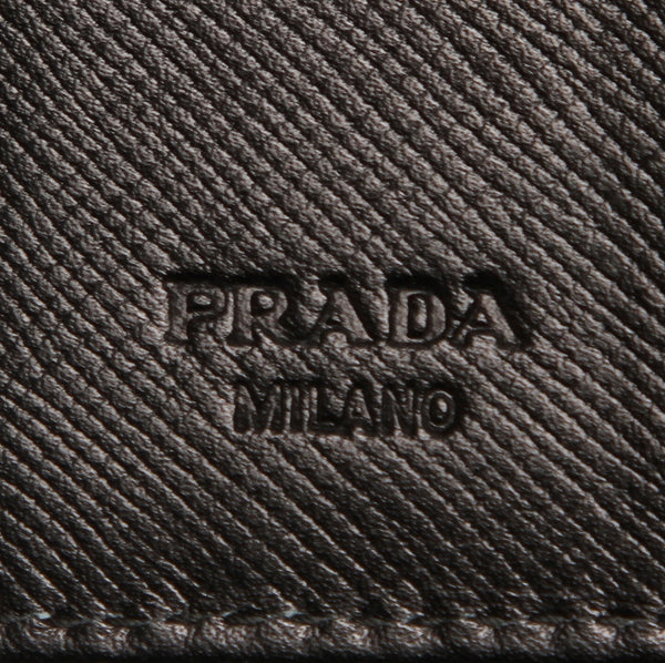 プラダ M523 ブラック 黒 ナイロン 三つ折り財布 ユニセックス PRADA 中古
