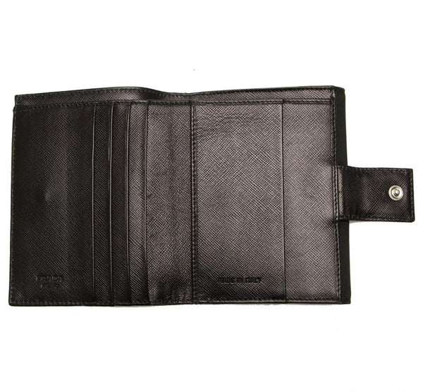 プラダ M523 ブラック 黒 ナイロン 三つ折り財布 ユニセックス PRADA 中古