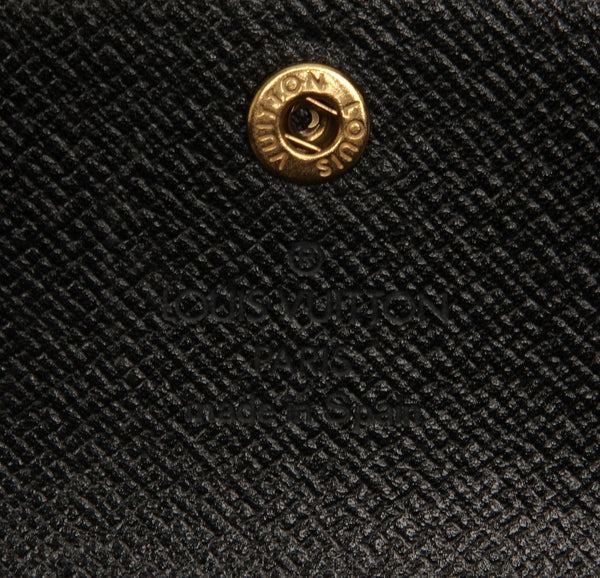 ルイ ヴィトン エピ ポルトカルトクレディ M63482 ブラック レザー カードケース メンズ LOUIS VUITTON 中古