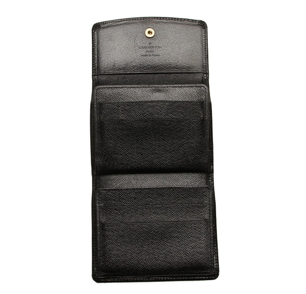 ルイ ヴィトン エピ ポルトカルトクレディ M63482 ブラック レザー カードケース メンズ LOUIS VUITTON 中古