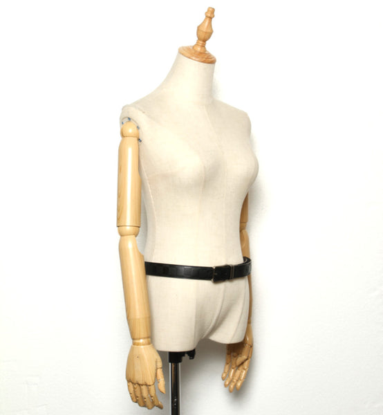 ルイ ヴィトン ダミエ アンフィニ サンチュールボストン M9788 ブラック 黒 レザー ベルト メンズ LOUIS VUITTON 中古