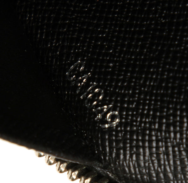 ルイ ヴィトン ダミエグラフィット ジッピーオーガナイザー N63077 ブラック PVC レザー ラウンドファスナー 長財布 メンズ LOUIS VUITTON 中古