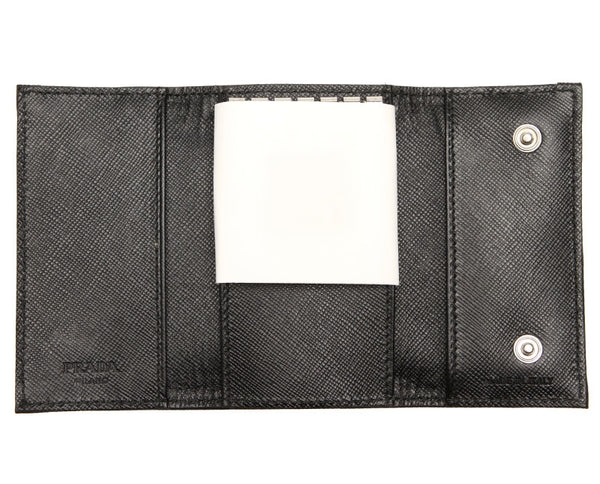 プラダ ブラック 黒 ナイロン レザー キーケース レディース PRADA 中古