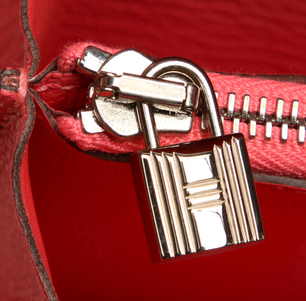 エルメス ケリー ピンク レザー 長財布 レディース HERMES 中古