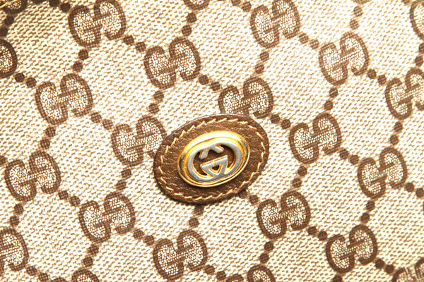 グッチ GGスプリーム 89.01.029 PVC クラッチバッグ レディース GUCCI 中古