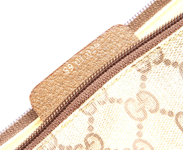 グッチ GGスプリーム 89.01.029 PVC クラッチバッグ レディース GUCCI 中古