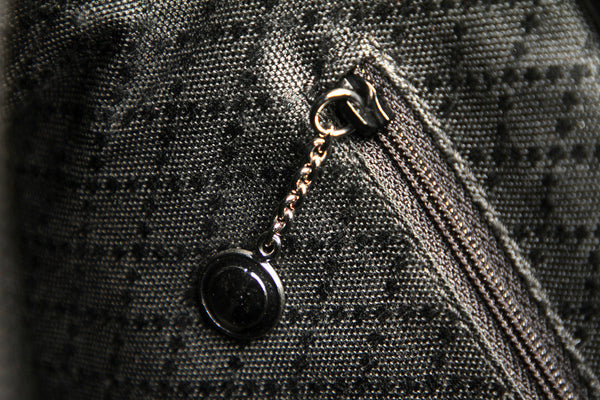 グッチ バンブー 002 1998 0353 ブラック 黒 ナイロン レザー ハンドバッグ レディース GUCCI 中古