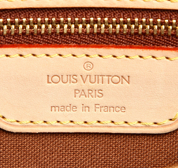 ルイ ヴィトン モノグラム ソローニュ M42250 ブラウン 茶 PVC レザー ショルダーバッグ  LOUIS VUITTON 中古