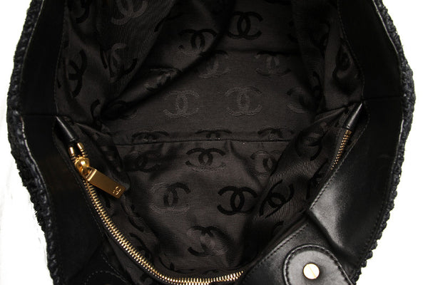 シャネル チェーン ココマーク ストロー レザー ショルダーバッグ レディース CHANEL 中古