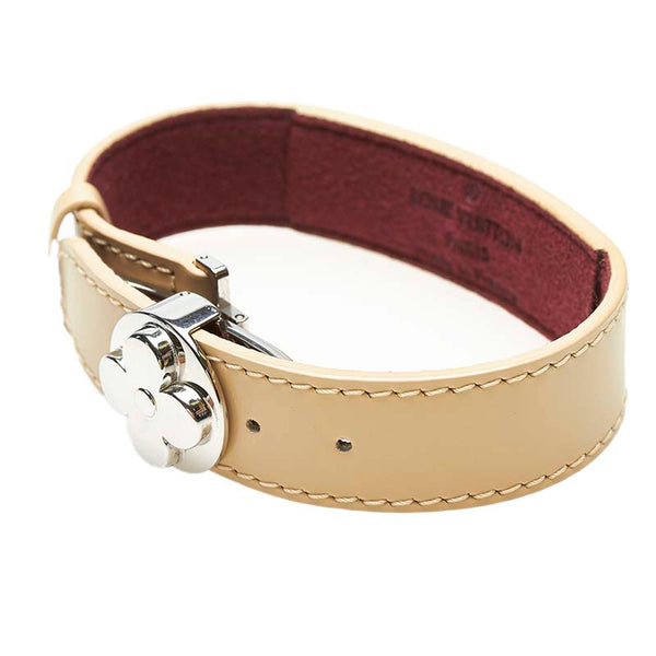 ルイ ヴィトン ベージュ 14221 ステンレス グッドラック ブレスレット レディース LOUIS VUITTON 【中古】