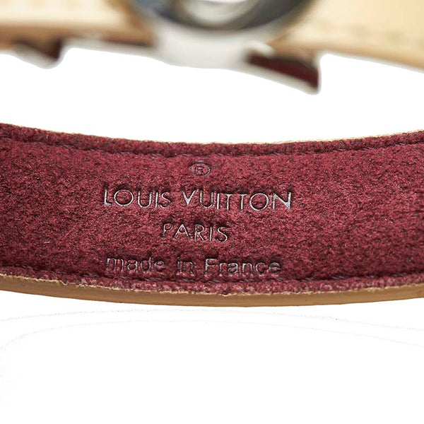 ルイ ヴィトン ベージュ 14221 ステンレス グッドラック ブレスレット レディース LOUIS VUITTON 【中古】