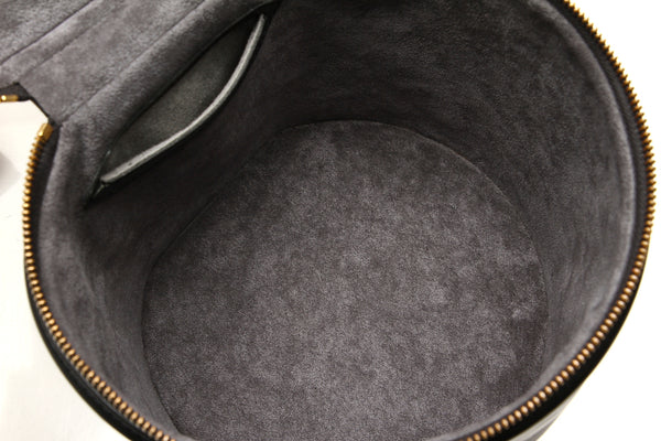 ルイ ヴィトン エピ カンヌ M48032 ブラック 黒 レザー ハンドバッグ レディース LOUIS VUITTON 中古
