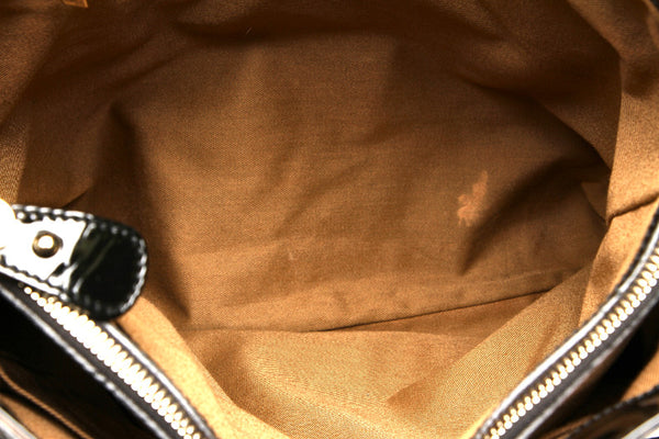 サルヴァトーレフェラガモ ガンチーニ DY-21 7471 ブラック 黒 エナメル ハンドバッグ ショルダーバッグ 2WAY レディース Salvatore Ferragamo 中古