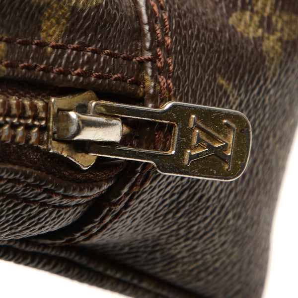 ルイ ヴィトン モノグラム トゥルース トワレット23 M47524 ブラウン PVC レザー ポーチ レディース LOUIS VUITTON 中古