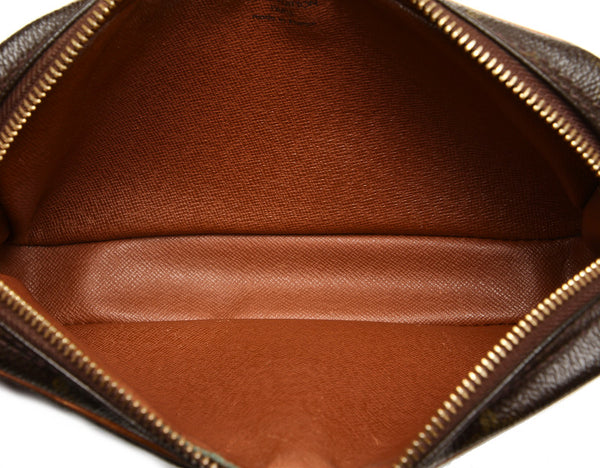 ルイ ヴィトン モノグラム マルリー・ドラゴンヌ PM  M51827 ブラウン PVC レザー セカンドバッグ メンズ LOUIS VUITTON 中古