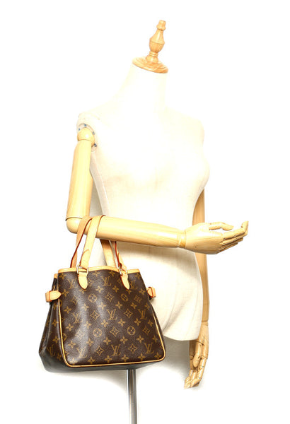 ルイ ヴィトン モノグラム パティニョール M51156 PVC レザー ハンドバッグ レディース LOUIS VUITTON 中古