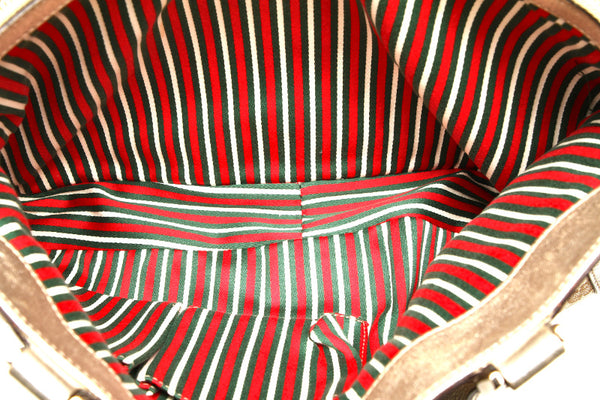 グッチ GGキャンバス アビー 170004 ベージュ ゴールド キャンバス レザー トートバッグ レディース GUCCI 中古