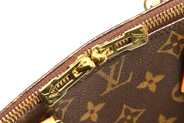ルイ ヴィトン モノグラム アルマ M51130 ブラウン PVC レザー ハンドバッグ レディース LOUIS VUITTON 中古
