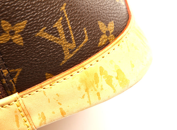 ルイ ヴィトン モノグラム アルマ M51130 ブラウン PVC レザー ハンドバッグ レディース LOUIS VUITTON 中古