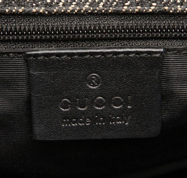 グッチ GGキャンバス 92730 グレー キャンバス レザー トートバッグ レディース GUCCI 中古