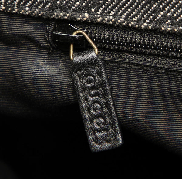 グッチ GGキャンバス 92730 グレー キャンバス レザー トートバッグ レディース GUCCI 中古